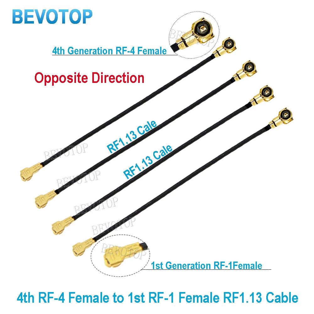 2PCS MHF4 Cable Pigtail U.fl IPX-1 Female to MHF-4 Female Jack RG1.13 IPX Cable for Router 3G 4G Modem