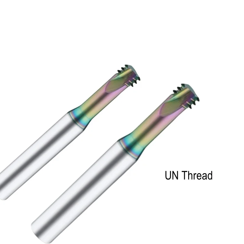 

UN Thread 3Tooth Milling Cutter with DLC Coating Tools Machining Center End Mill CNC Machine Process for AL Cu