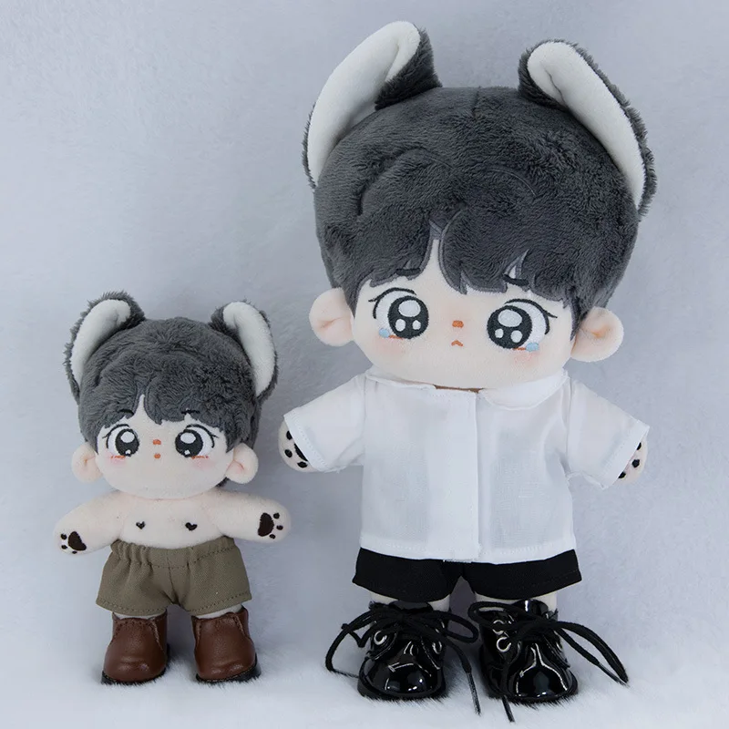 Doll Clothes for 10/15/20cm Idol Doll Outfit Accessories Casual Solid Shirt Color for Super Star Dolls Toys Collection Gift