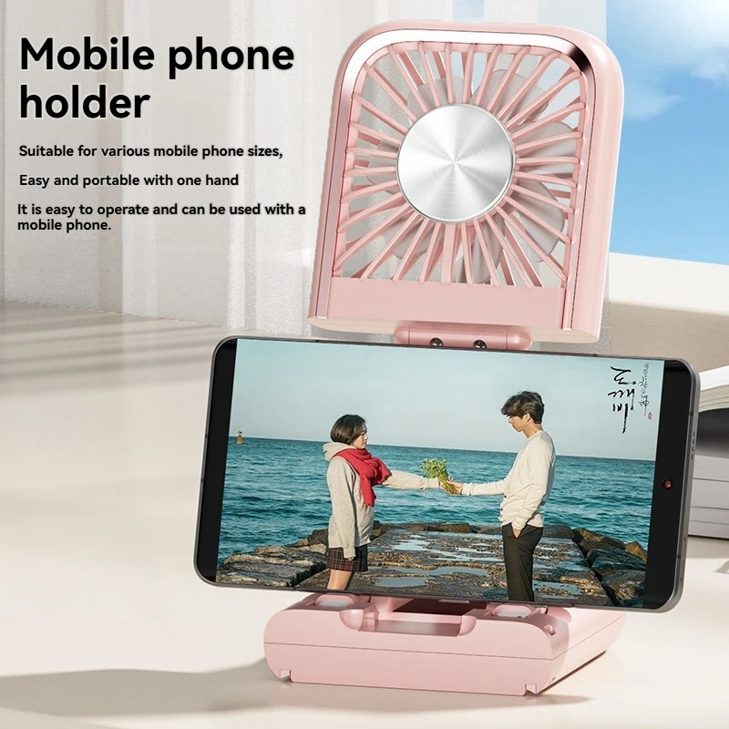 Новое обновление портативного шейного вентилятора — охлаждающий вентилятор 3-в-1 с зарядкой через USB, ультратонким дизайном и полупроводниковым механизмом ледяного охлаждения