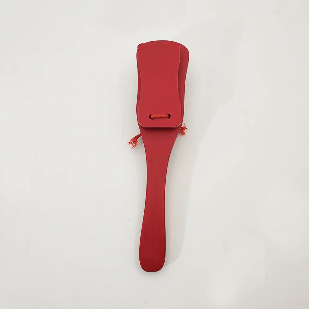 

Wooden Castanet For Educational Musical Instrument Percussion Flapper Play Safe Learning Handheld Shaking