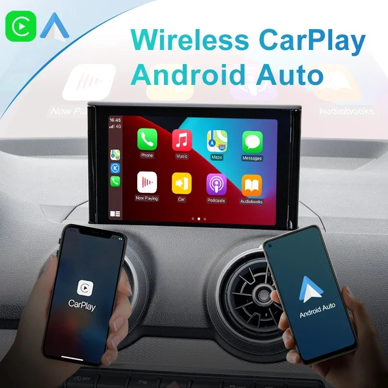 Wireless Carplay Android Auto Car o Player Decoding Box Smart interface For 2013 2014 2015 2016 Q3  RMC MMI3G