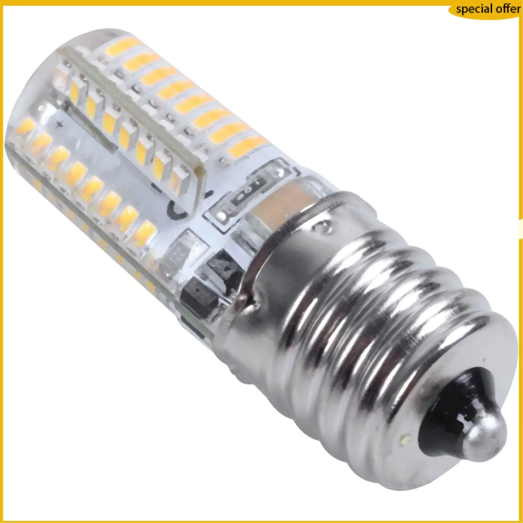 A50I 3X E17 المقبس 5W 64 LED المصباح الكهربي 3014 SMD ضوء دافئ أبيض AC 110V-220V