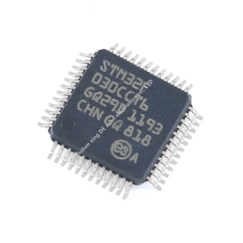 Original STM32F030CCT6 LQFP-48 ARM Cortex-M0 32-bit microcontroller-MCU Integrated circuit IC