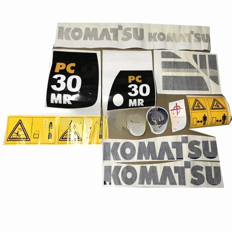 Komatsu PC30/50/55/75/128/228/338 MR US UU car sticker decal decal excavator parts