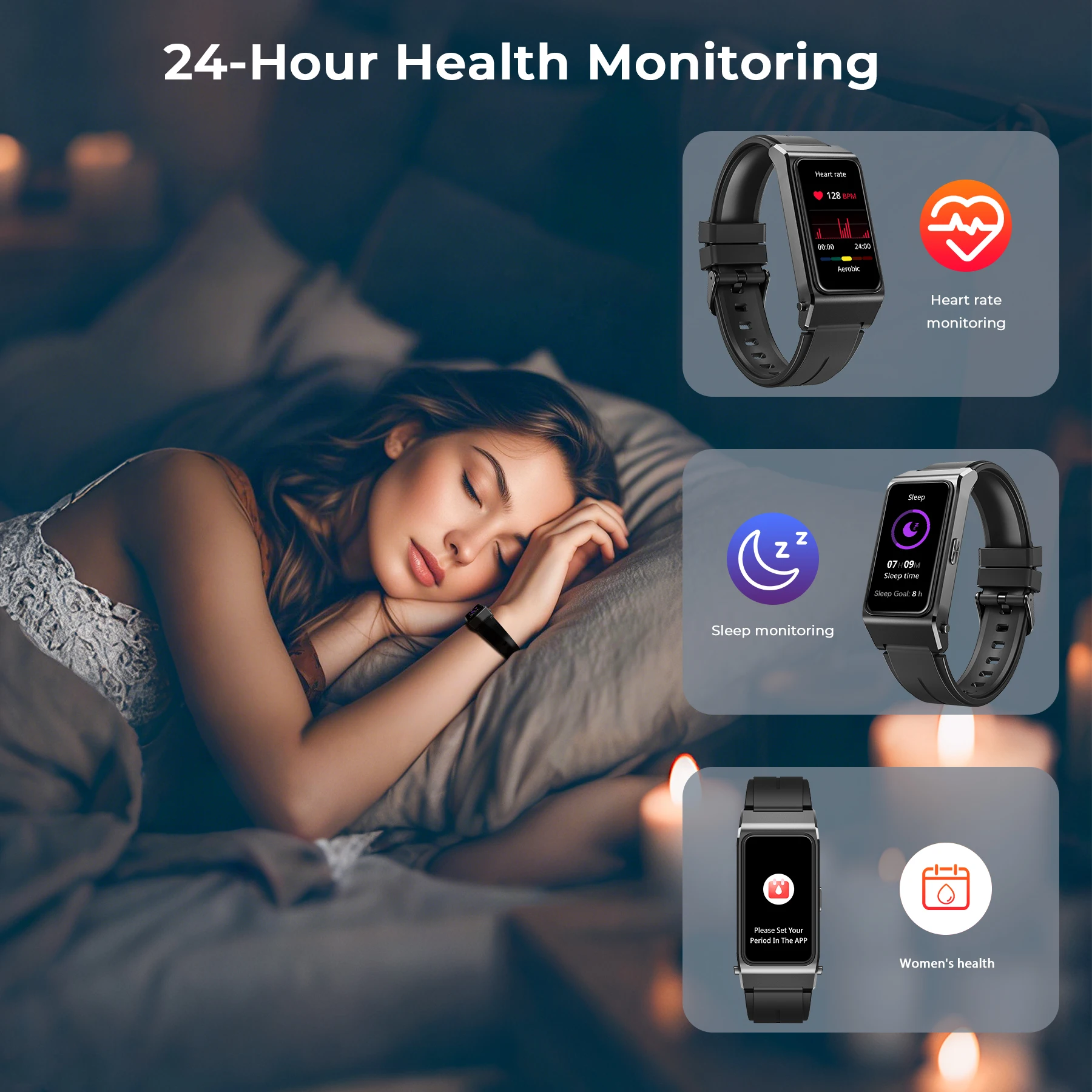 Smartwatch OUKITEL BT11 z funkcją słuchawek Bluetooth 2w1, 24-godzinnym monitorowaniem stanu zdrowia, wyświetlaczem AMOLED 1,47 cala, wodoodporny zegarek sportowy do monitorowania aktywności fizycznej