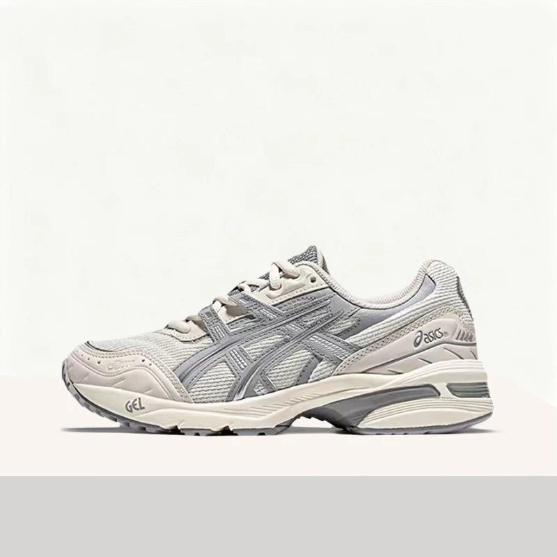 ASICS Gel-1090 V1 Unisex White/Gray Low-Top Shoes – Slip-Resistant Durable Sole & Comfortable Everyday Casual Wear 1203A243-103