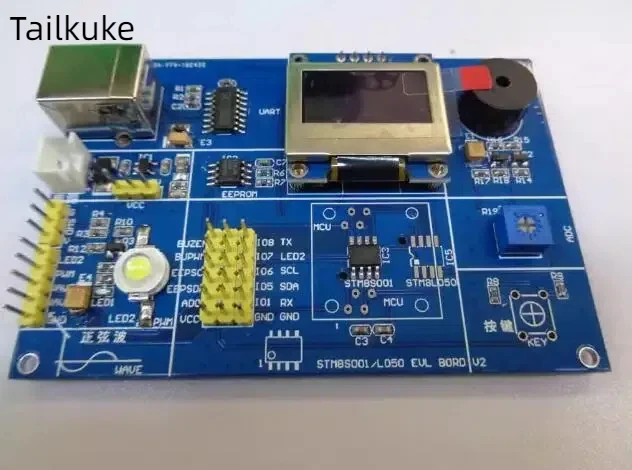 

Плата разработки STM8S001J3M3/STM8L001J3M3/STM8L050J3/Экспериментальная плата/обучающая плата STM8