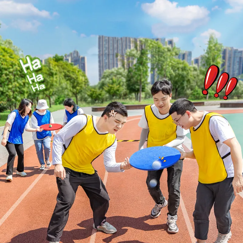 Equilíbrio Transporte Bola Relé Corrida Jogos ao ar livre Crianças Adultos Team Building Criança Brinquedos sensoriais Família Diversão Partido Suprimentos Props