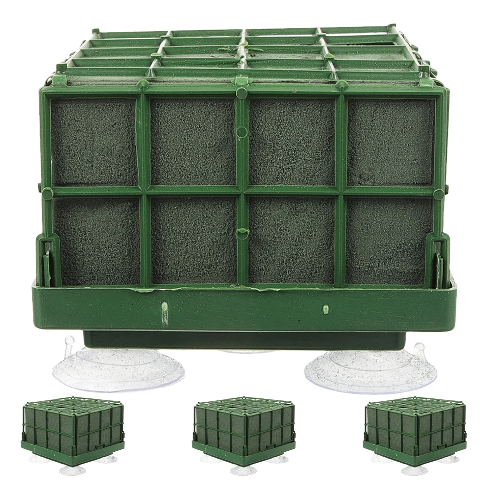 

4Pcs Car Front Flower Holder Wedding Floral Water Absorption Suction Cup Base for DIY Fresh Flower Arrangement