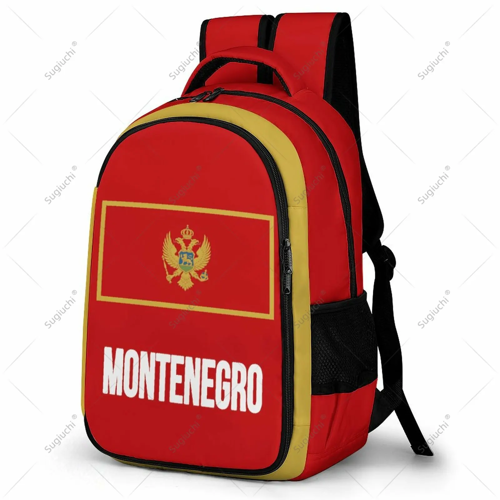 

Backpack Montenegro Flag Student Schoolbag Smart Business Travel Leisure Backpack Laptop Back Pack Office Work Bag