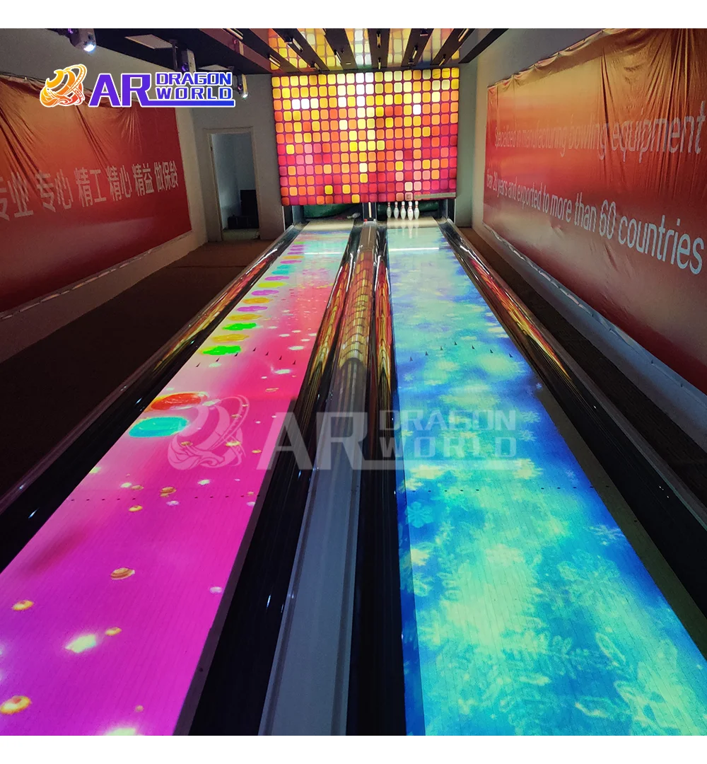 Bowling Alley Game Bowling 6-8 Lanes Equipment Machine Children Adult Bowling Equipment for entertainment sports athletics