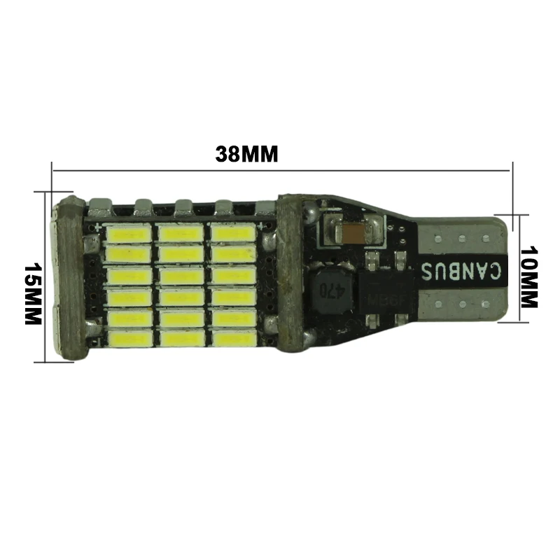 4 pçs t15 w16w 912 t16 led luz interior 12v 24v carro backup e reverso lâmpada coche acessórios lâmpada de sinal 12 24 volts branco fresco