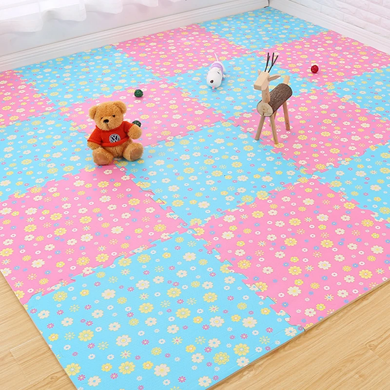 

12pcs Foam Baby Play Mat Puzzle Mat Kids Interlocking Exercise Tiles Rugs Floor Tiles Toy Carpet Soft Carpet 30*30*1cm