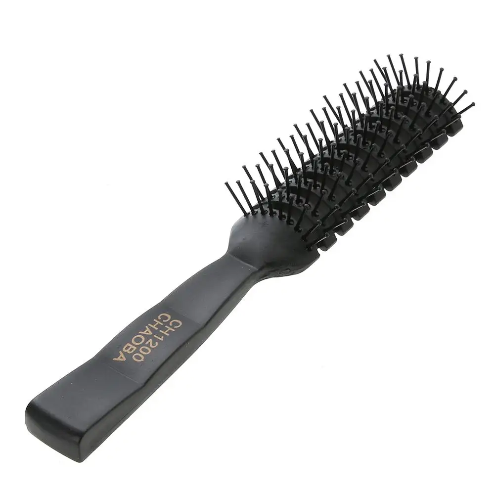 1pc Men Ribs Hair Brush Hairdressing Salon Barber Anti-static Heat Comb Hair Styling Tool Comb Brush Healthy Massage Tools