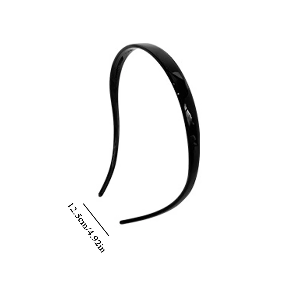 New Trendy Sunglasses Frame Shape Acrylic Hairbands For Women Toothed Headband Anti-slip Hair Hoop Fashion Hair Accessories