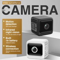 W11 Mini Security Camera 1080P HD, 130° Wide Angle, Bluetooth Pairing, 1600mAh Battery, IR Night Vision 5M, Motion Alerts, Cloud