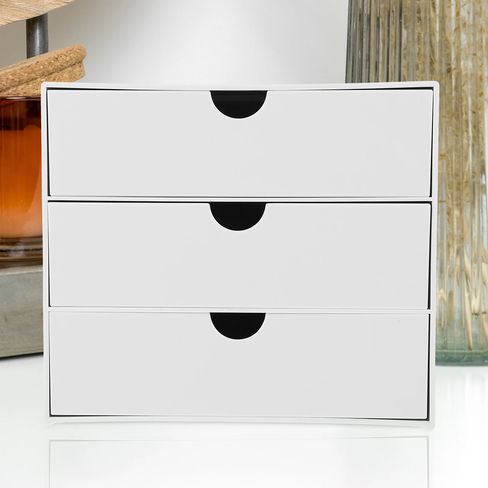 

Sturdy Desktop Drawer Organizer Material Office Supplies Household Stationery Storage Box Binder Pen Ruler Capacity for desk
