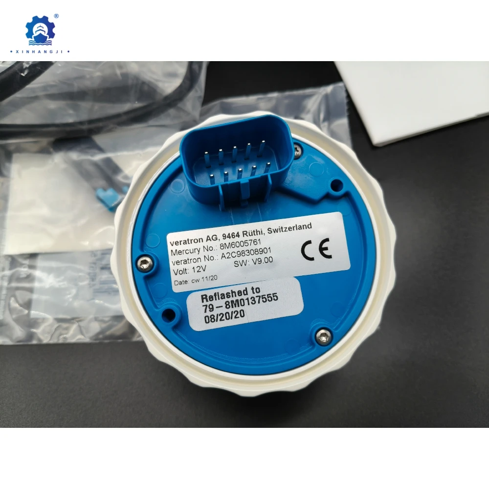 مقياس السرعة 80MPH Mand مع حزام 79-8M0137551 لـ Mercury OEM SmartCraft SC1000 8M6005761 ملحقات القوارب #4