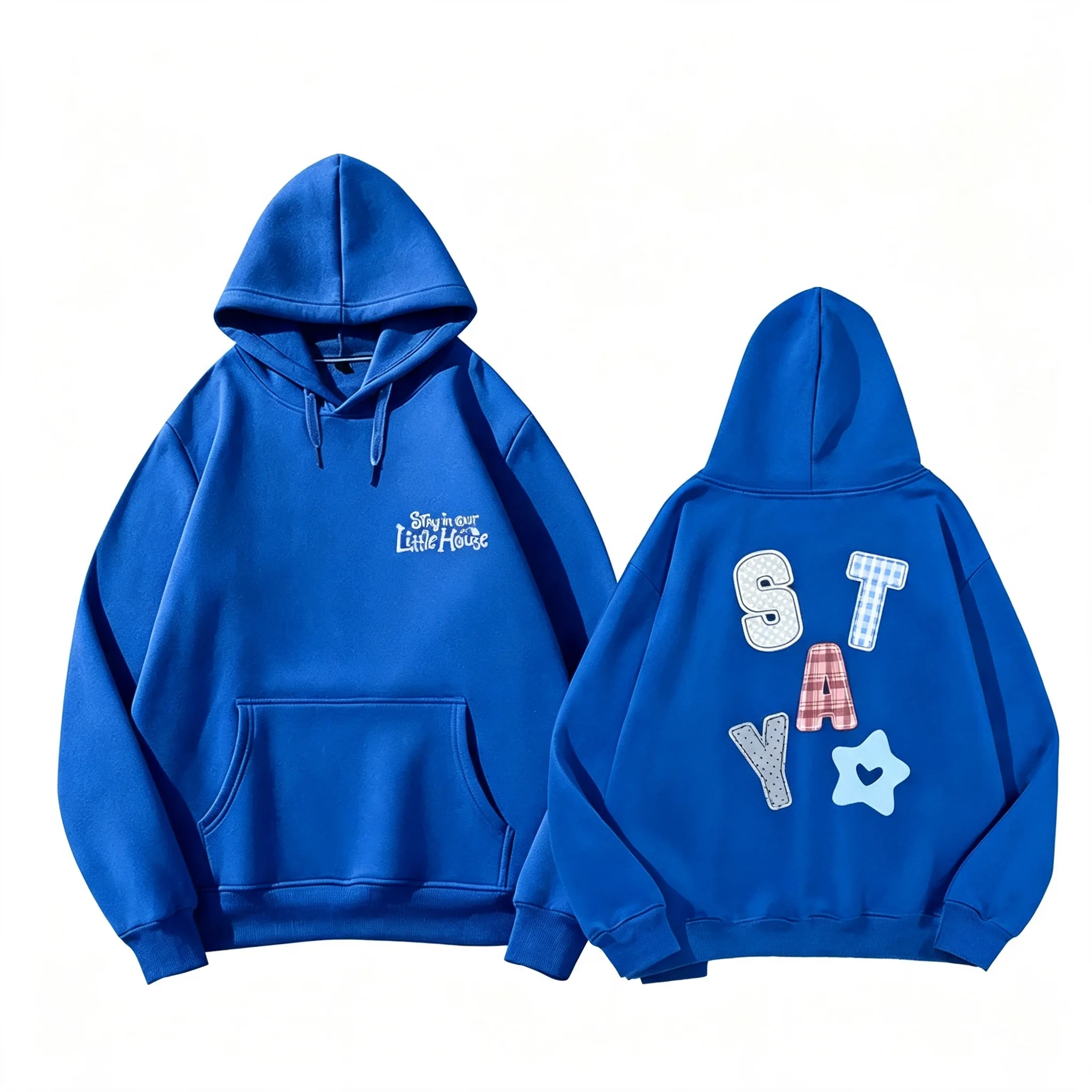 2026 neue Hoodies STAY In Our Little House Kpop Fashion Star Sweatshirt mit gleichem Buchstabendruck Hochwertiges dickes Baumwoll-T-Shirt – Detail 14