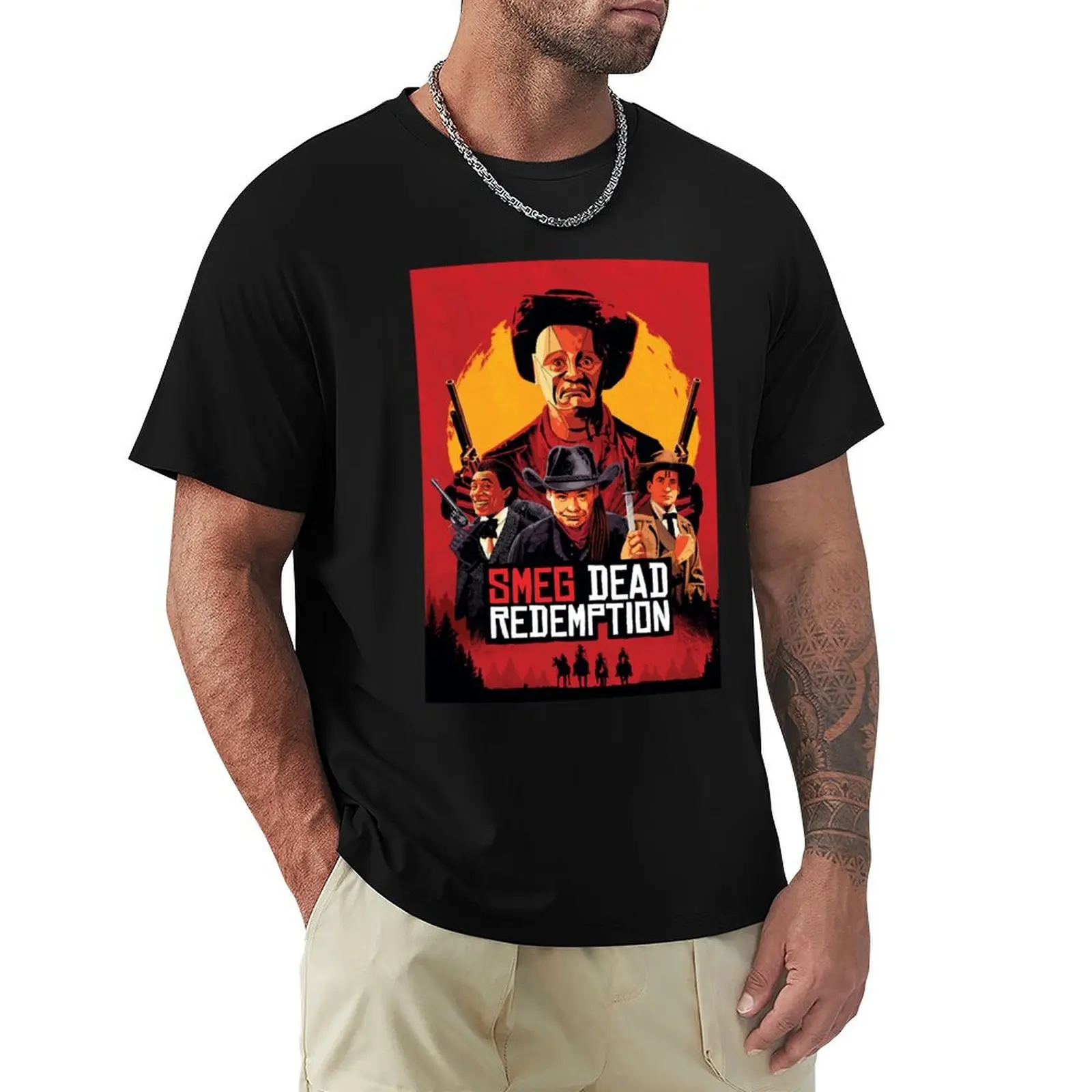 SMEG DEAD REDEMPTION Red Dwarf T-shirt à manches courtes pour entraînement, grande taille