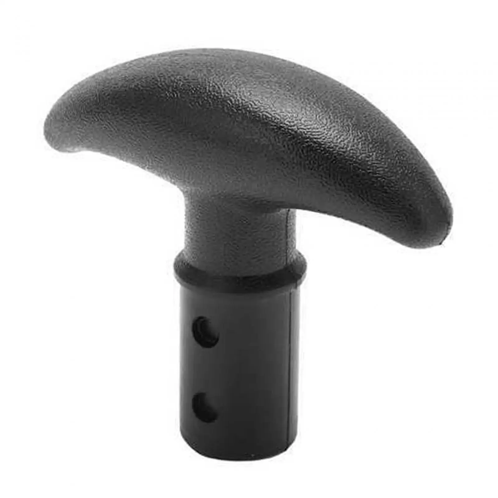 Canoe Boat Paddle T Handle Black PVC Grip Easy Install for Kayak Parts and Boating Gadgets