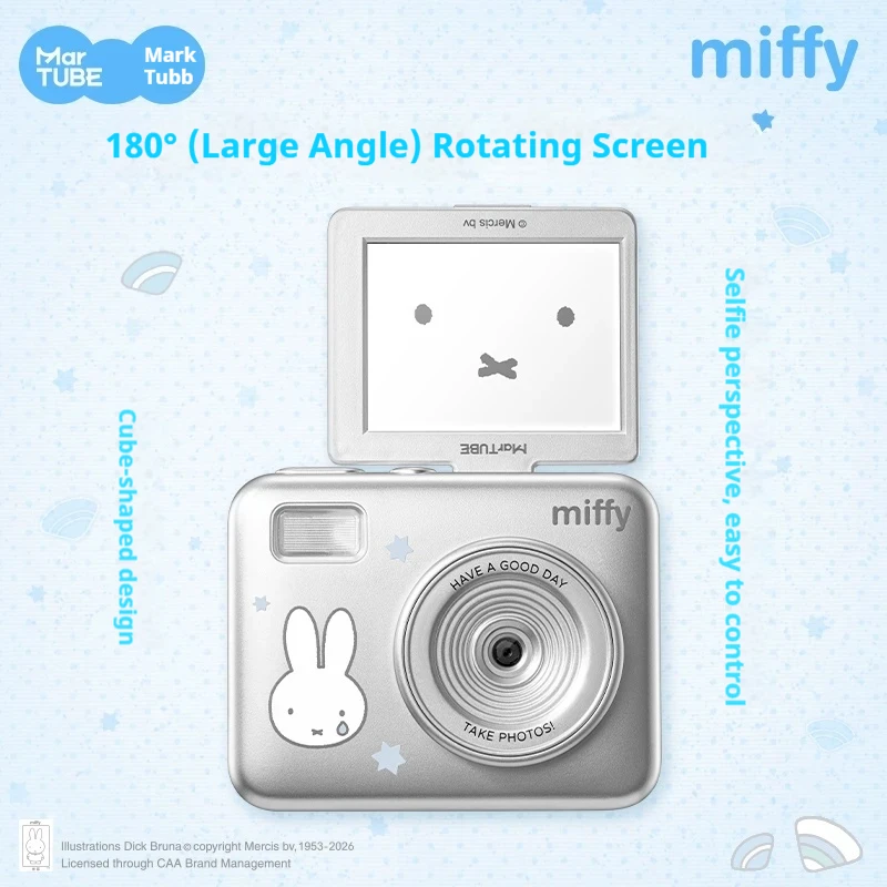 Martube New Miffy CCD Digital Camera Toy 6800w Pixel 2.8 Inch Hd Screen Miffy Island Series Camera Anime Peripheral Holiday Gift - view 4
