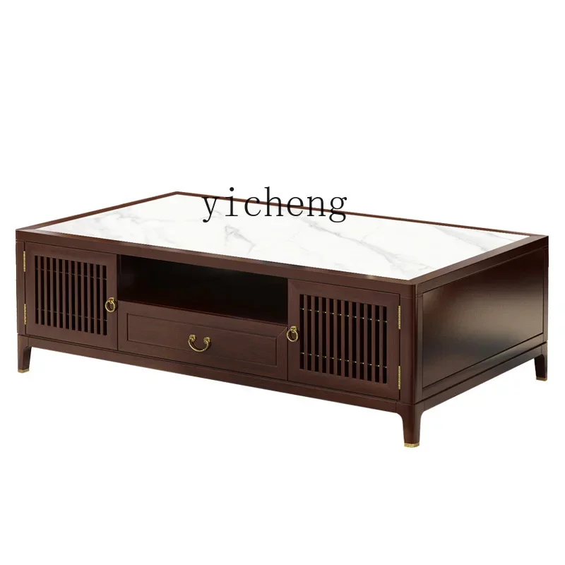 

Xl Chinese Style Solid Wood Tea Table Modern Living Room Rectangular Tea Table Zen Large Tea Platform