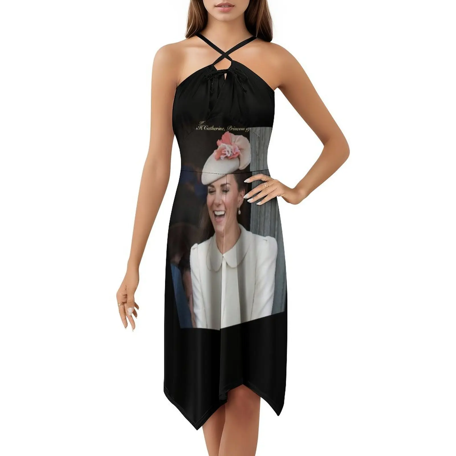 دوقة الآن كاثرين أميرة ويلز بلجيكا 2014 فستان على الطراز الكوري للنساء فستان كاجوال أنيق للحفلات أو اليومية #5