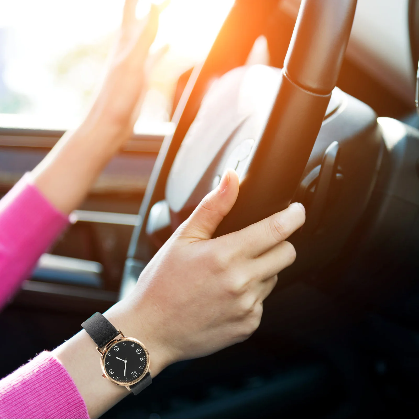 ساعة كوارتز نسائية بحزام معدني مريح ومزخرف للنساء هدية عيد ميلاد وحفلات هدايا للنساء #6