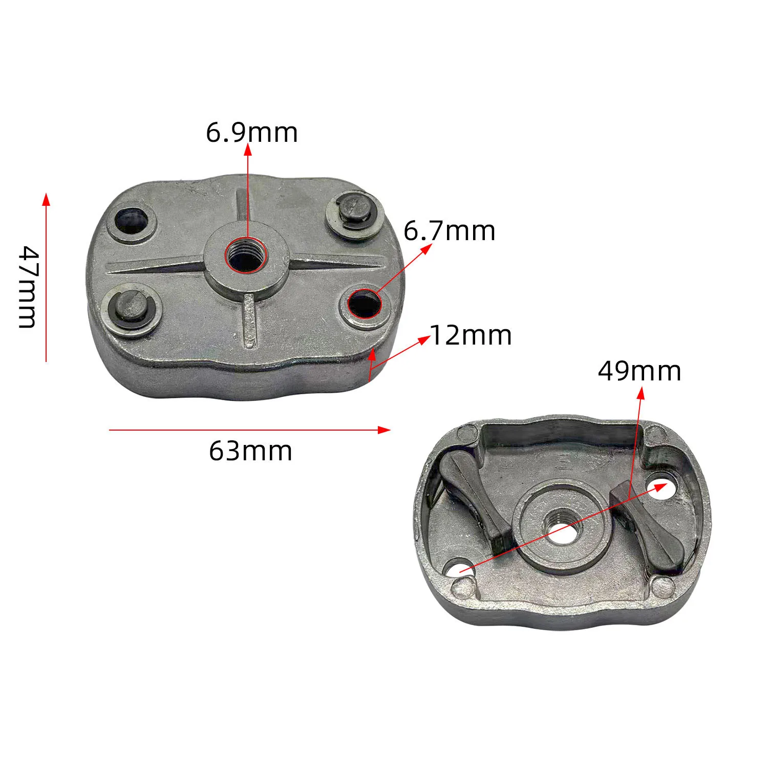 Lawnmower 40-5 For dial Starter Aluminum Easy Start Assembly for Small Engine Mowers 6.3cm x 4.7cm x 1.2cm Dimensions