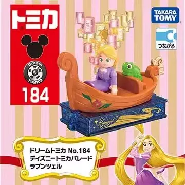 Takara Tomy Tomica Dream Tomica No. 184 Disney Tomica Parade Rapunzel Mini Car Toy Kids Birthday Gift