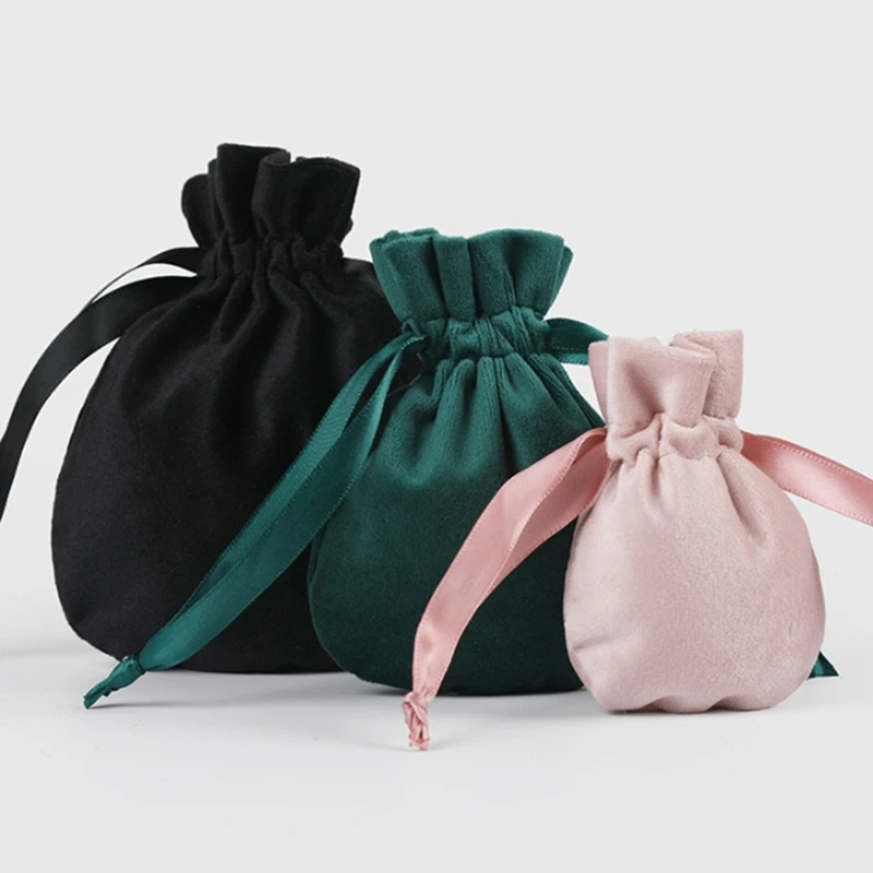 

Gourd Velvet Jewelry Bag Drawstring Organza Bags Wedding Party Gift Package Wrap Pouches Small Businesses Wholesale