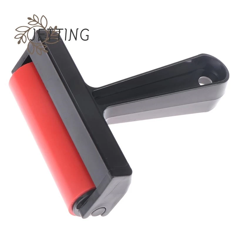 

10cm Printmaking Rubber Roller Soft Brayer Craft Projects Ink And Stamping Tools Print Rollers Construction Hand Tool