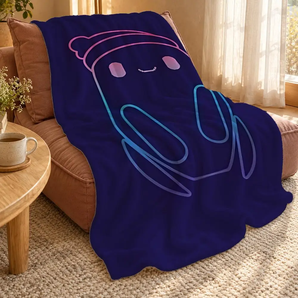 Ron's Gone Wrong Throw Double Sided Flannel Throw Blanket Soft Travel Camping Sofa Bed Home