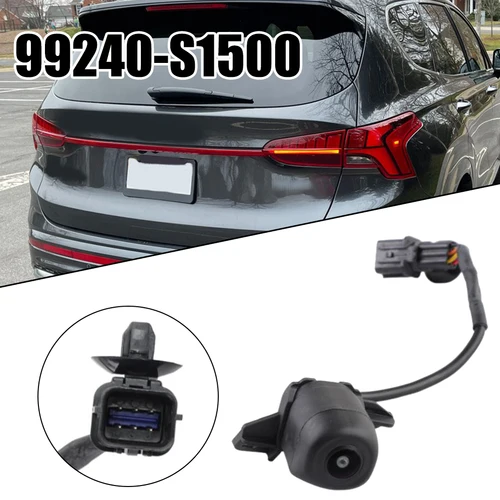 Cámara de marcha atrás para coche, cámara de visión trasera 99240-S1500 para Hyundai Santa Fe 2021-2023, cámara de visión trasera para vehículo