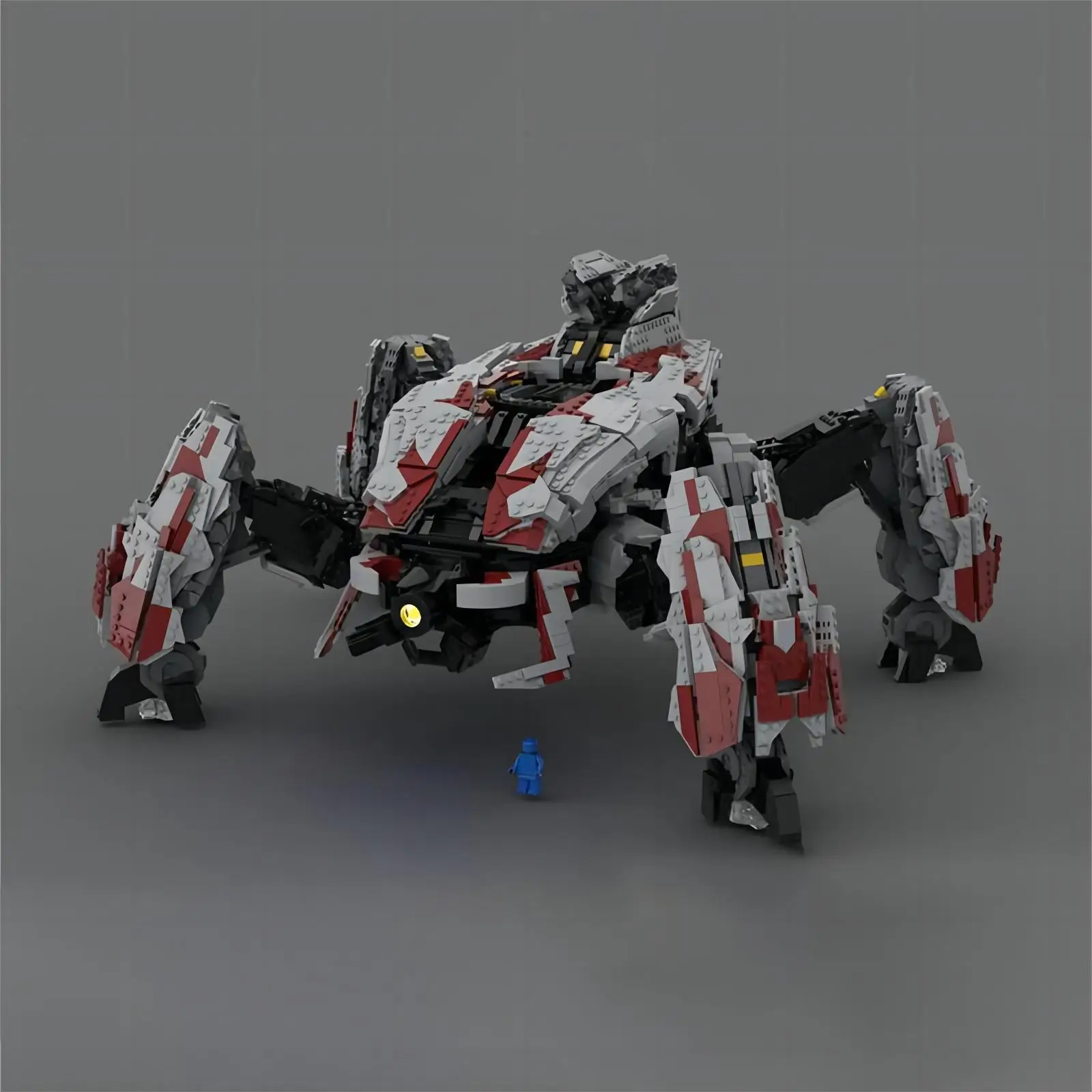 Applicable to MOC105211 mechanical machine halo banished scarab beast mecha boys assembled building block