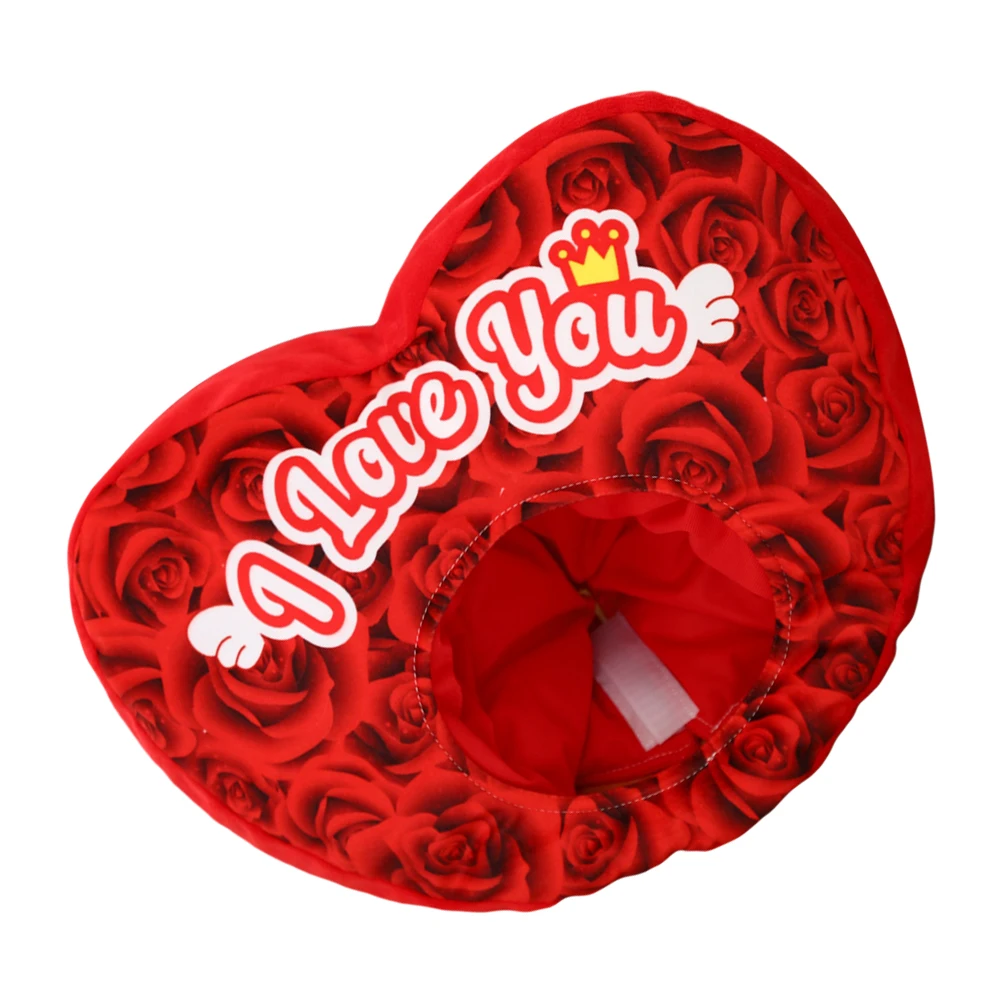 

Heart Shaped Headb Red Rose Love Adorable Hat Decor Photo Prop Unique Party Carnival Christmas Child Accessories