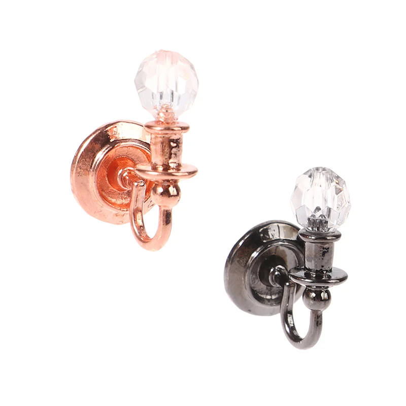 1Pair 1:12 Dollhouse Miniature Wall Light Lamp Home Furniture Model Decor Toy Doll House Accessories