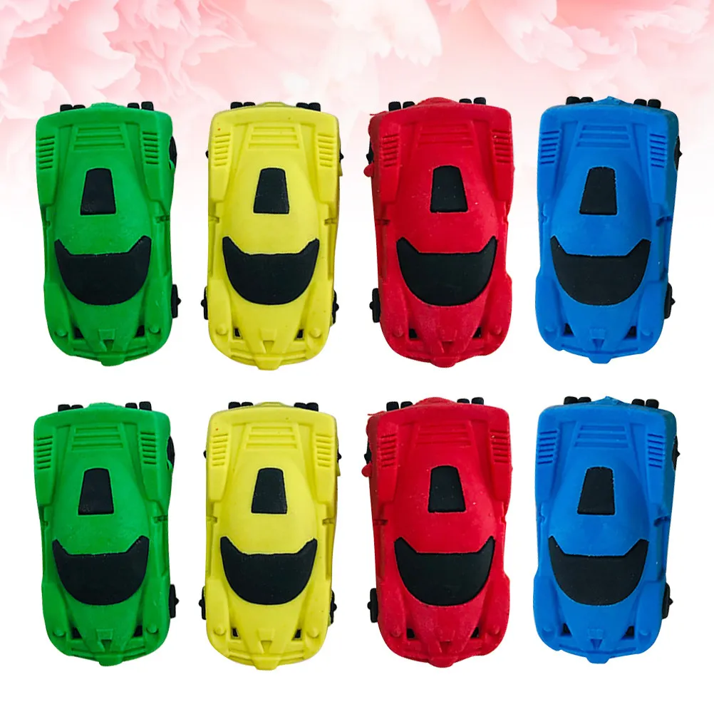 

20 шт. ластиков в форме автомобиля, мини-канцелярские товары, экологичные, прочные, забавный подарок для класса, офиса, вечеринки, наполнитель для подарочных пакетов, для студентов