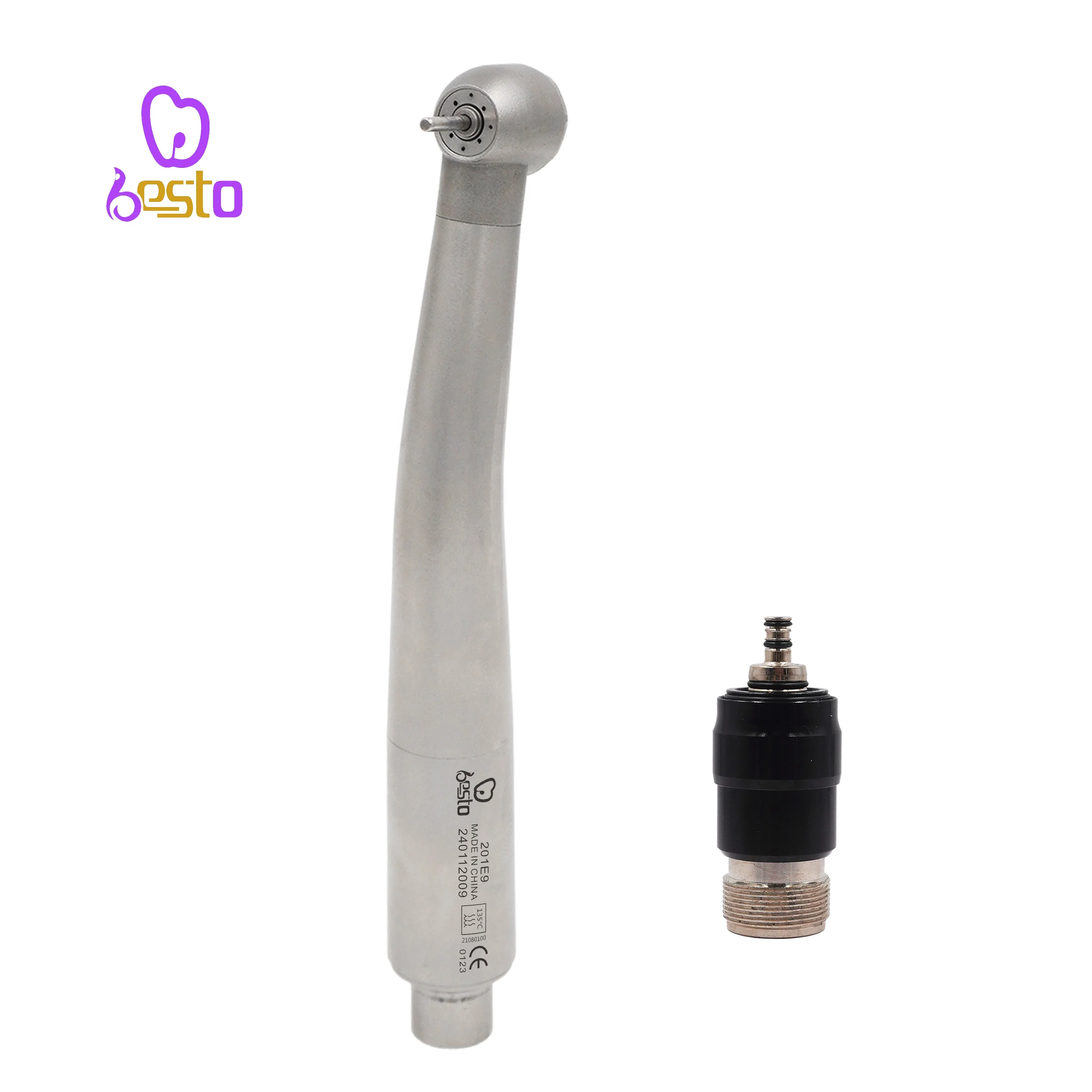 den tal High Speed Handpiece Quick Coupling 4 Water Spray Torque Head Air Turbine Surgical Instrument