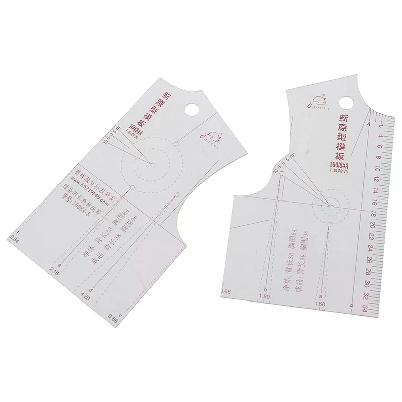 1:5 Women Clothes Prototype Ruler Drawing Template Tools Sewing Accessories