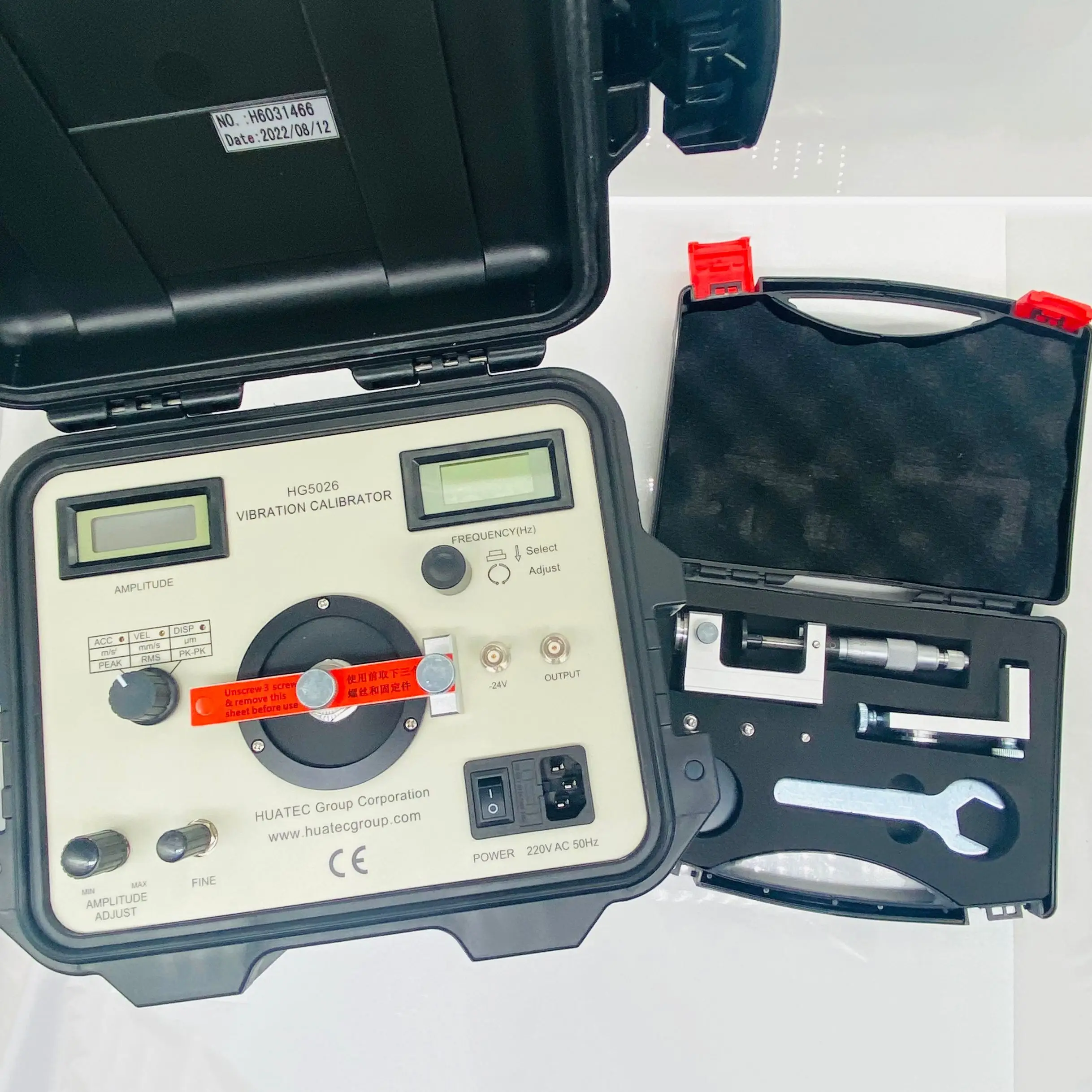 1Hz에서 1280Hz까지의 모든 주파수에서 정의 가능 - Vibration Calibration Shaker 리뷰 및 가격