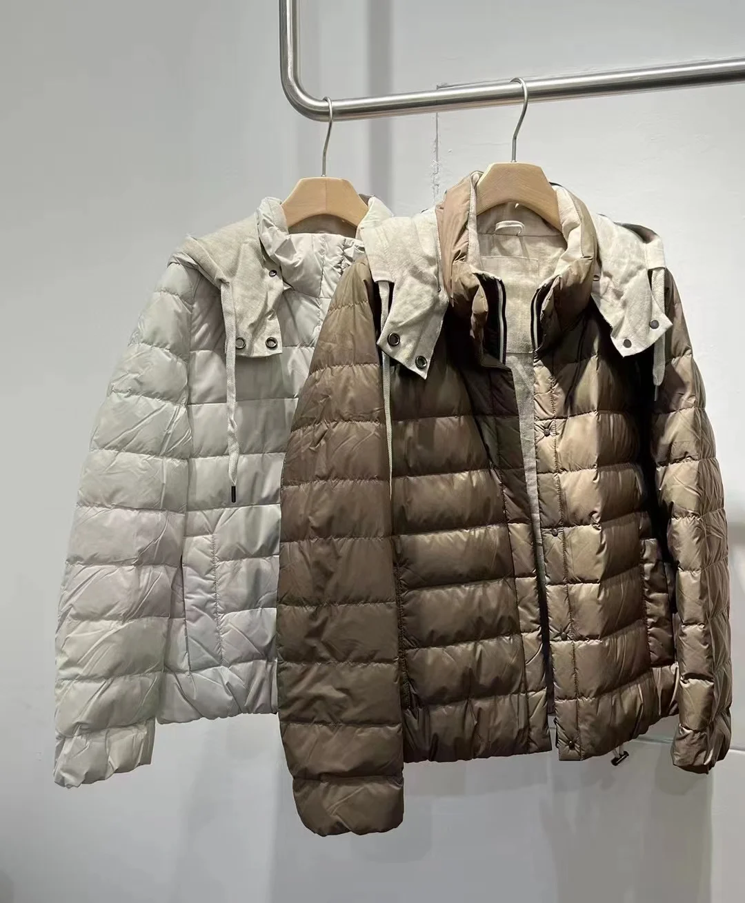 

Autumn Winter Collection Casual Street Style Hooded Quilted Down Coat