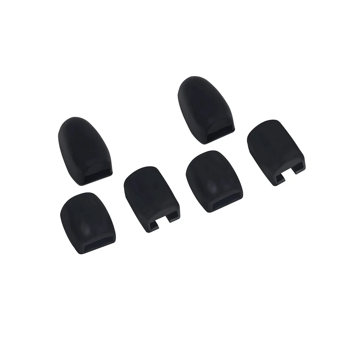 Side Key Pad para saxofone, acessórios de elevação, Thumb Pad, Refere-se ao lado da manga, 6 pcs