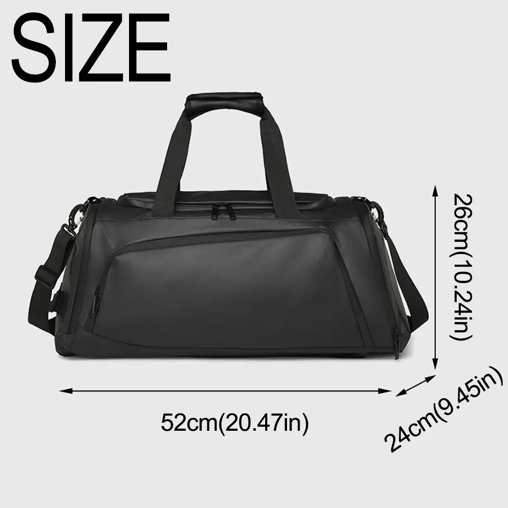 Casual Travel Duffel Bag Large Capacity Waterproof Travel Luggage Handbag Wear Resistant Business Trip Sports Fitness Bag