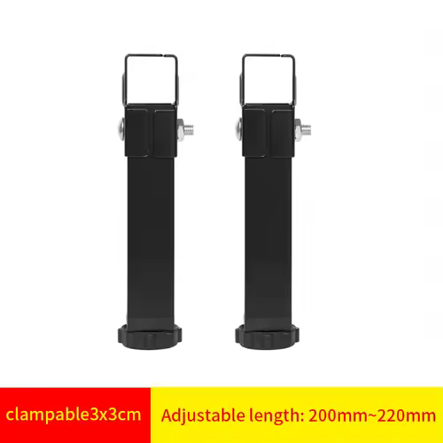 Ribbed frame bed leg support column 3 × 3cm clamping foot bed side support reinforced adjustable furniture foot bed bottom mute - Image 11