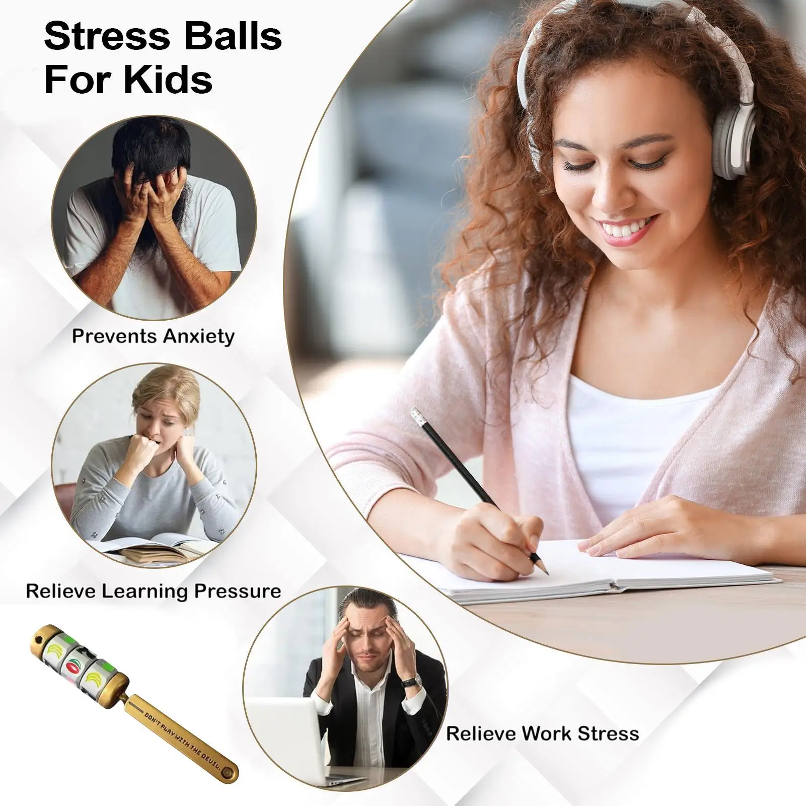 

Слайдер для снятия стресса, портативный, металлический, для релаксации, для взрослых, друзей, детей, женщин, мужчин, коллег