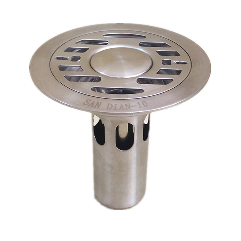Stainless Steel Floor Drains Anti-odor Drainer Bathtub Ground Leakage Shower Strainer Cover Kitchen Bathroom Hardware Fittings