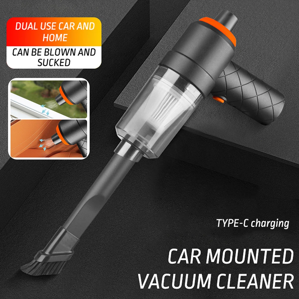 Mini Handheld Blowing Suction Vacuum Cleaner Long Standy Time Vacuum Cleaners For Living Room/Car